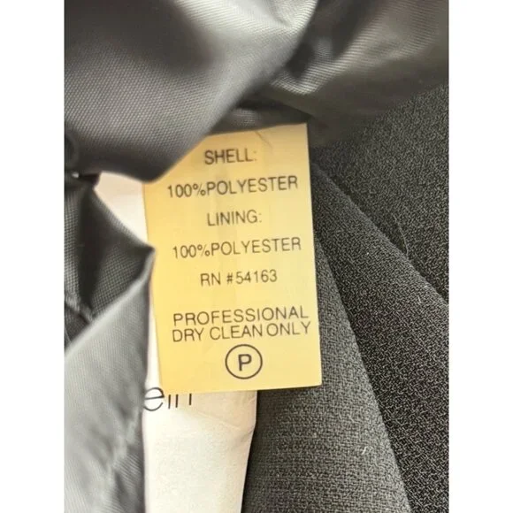 NWT Calvin Klein Black Cap Sleeve Sheath Dress | Quiet Luxury Business Corpcore - Picture 15 of 15